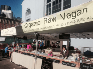 Fisherman's Wharf Organic Vegan Stalls