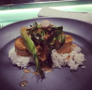 The Bellagio Sensi Vegan Tofu Scallops Coconut Curry