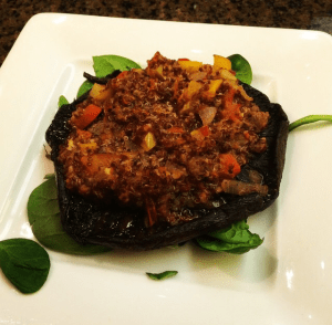 The Venetian Canyon Grill Portobello Musroom Quinoa Veggies