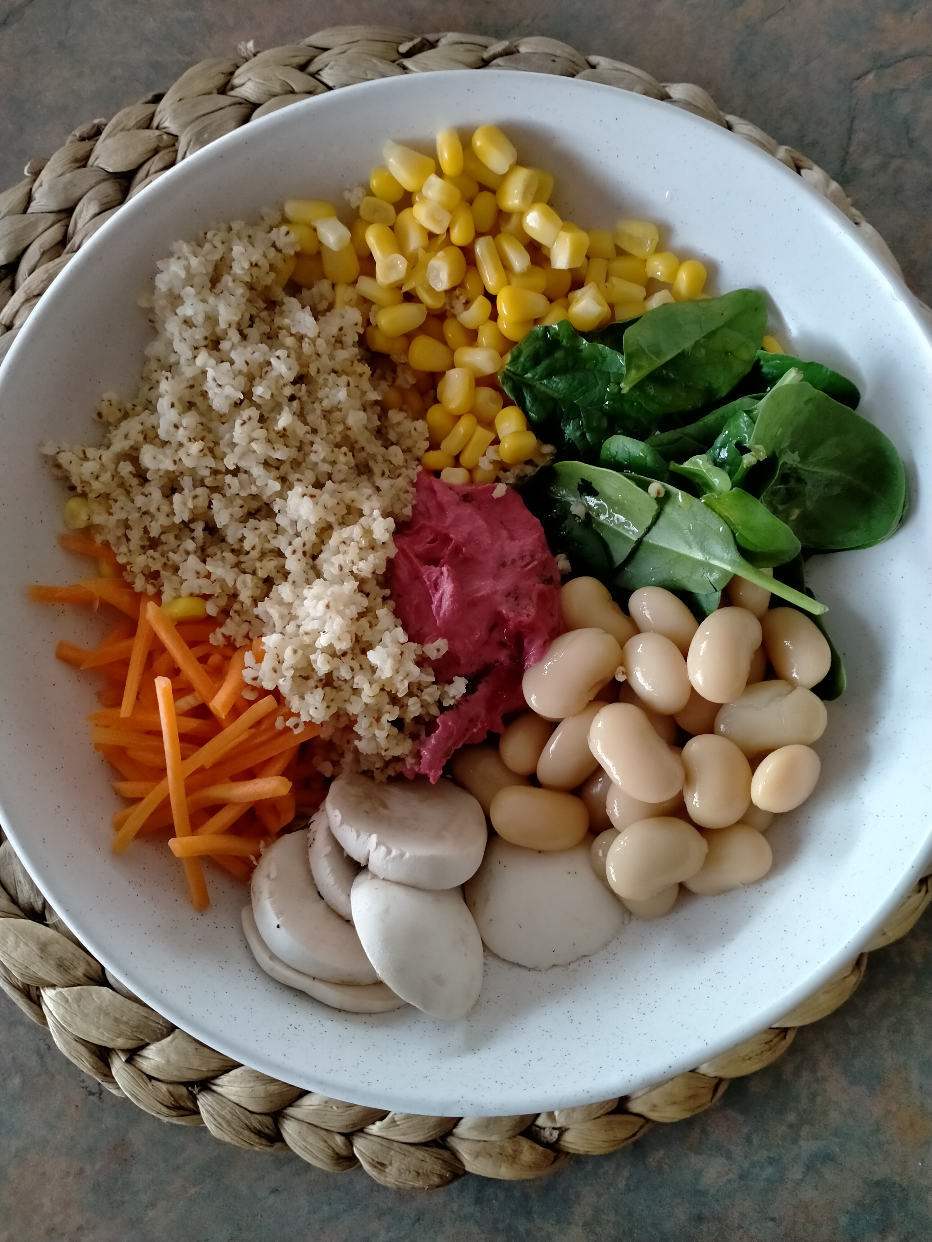 The Vegan Cookbook Challenge #7: Millet Buddha Bowl with Beetroot Hummus – July 2021