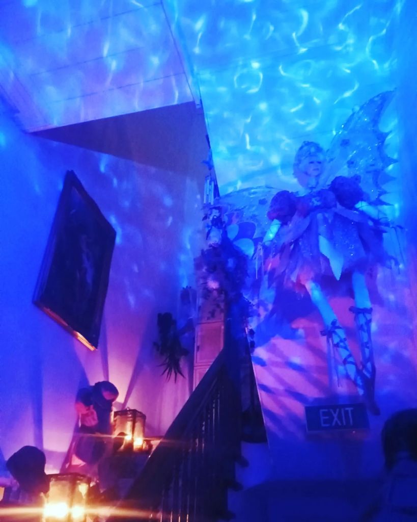 The Haunted Doll Museum was beautifully lit at night. We were all given the liberty to walk around without supervision. 