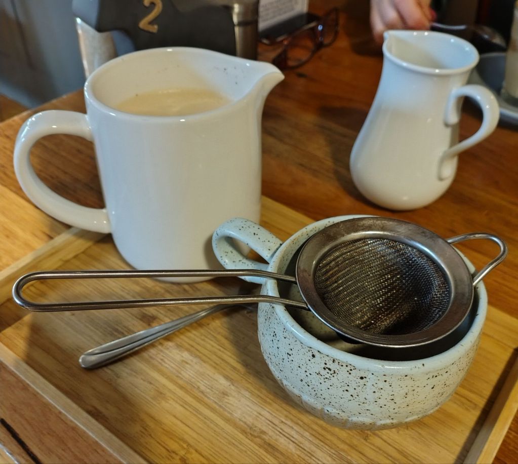 Delicious homemade chai from Nancy's in the Valley