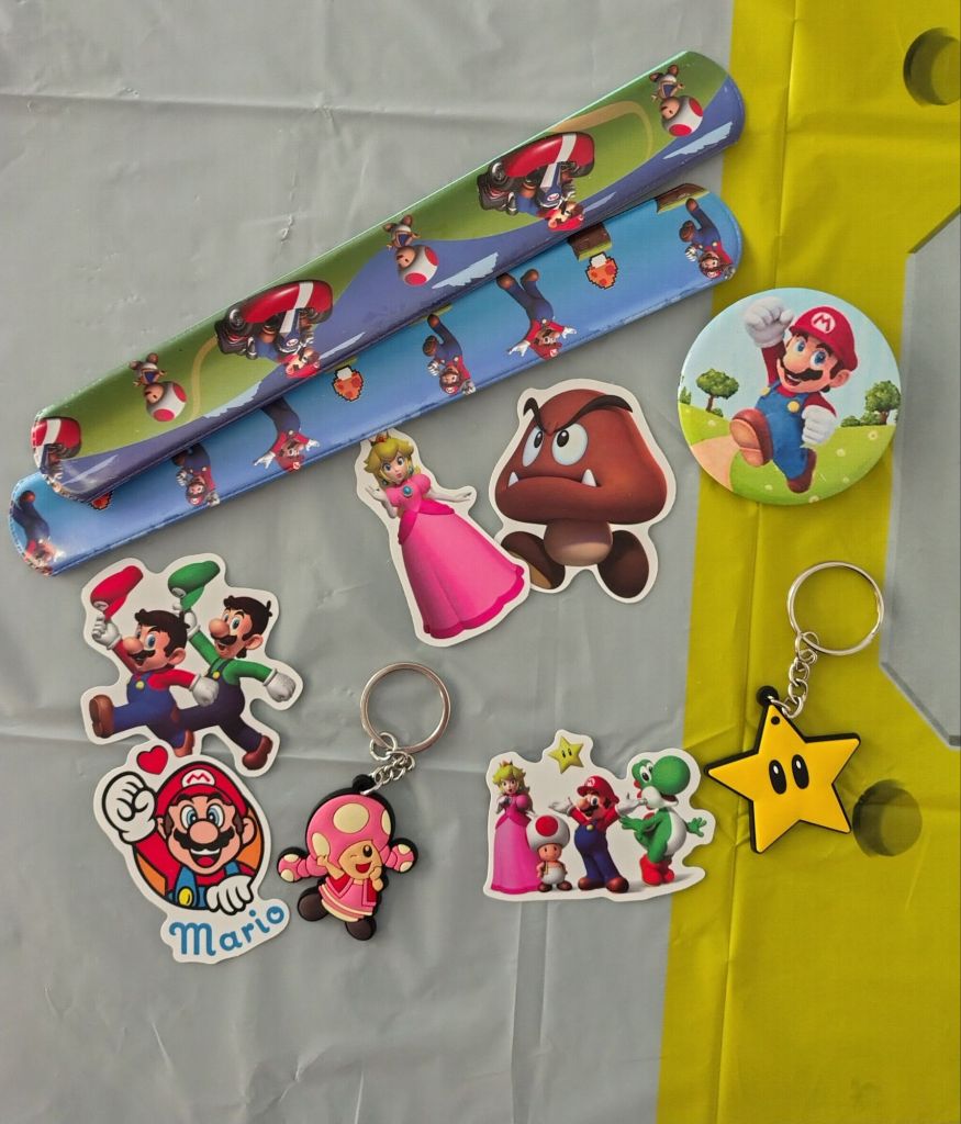 Some of the party favours for the kids!